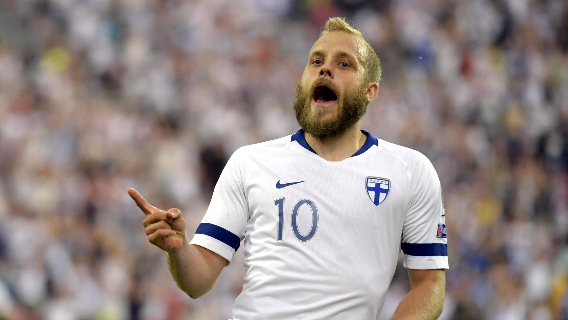 Striker andalan Finlandia, Teemu  Pukki. (ist)