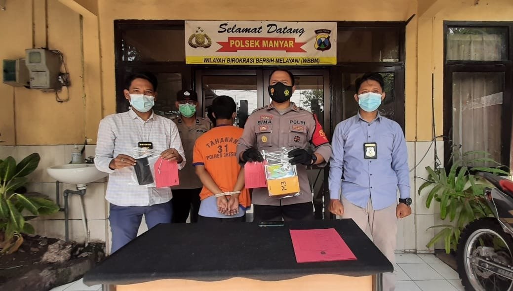 Curi Ponsel Milik Pesilat, Warga Pangkahwetan Gresik Diringkus