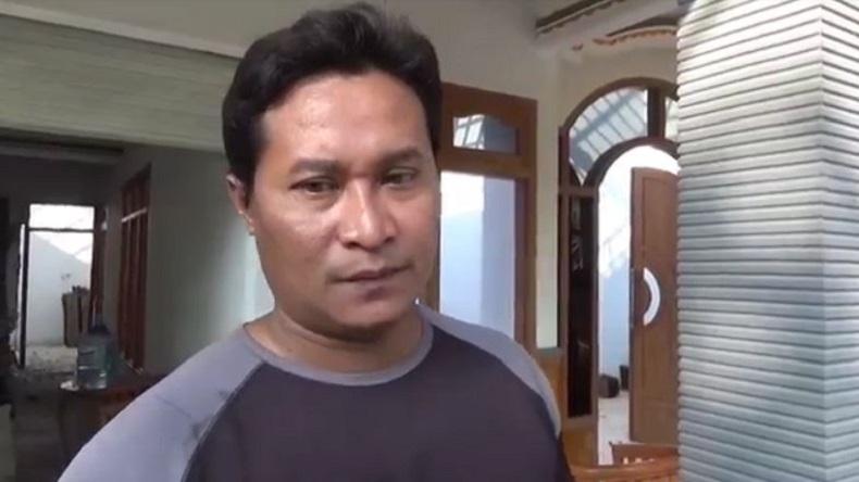 Ini Agus Purwanto, pria yang menhancurkan rumah mewah miliknya setelah mengetahui istrinya selingkuh (Foto / Metro TV)