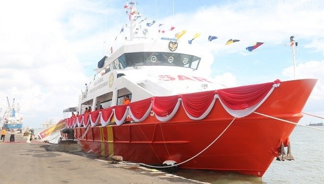 Kapal Negara SAR 249 Permadi siap berlayar memberikan pertolongan kecelakaan laut (Foto / Hum)