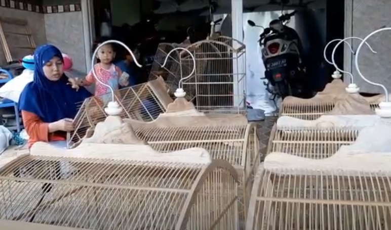 Menengok Kampung Sangkar Burung di Gresik, Laris Manis Saat Pandemi