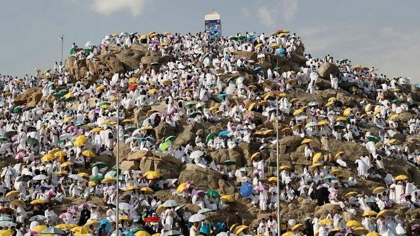  Jamaah haji wukuf di Arafah. Hari Arafah tanggal 9 Dzulhijjah merupakan waktu mustajab untuk berdoa (Foto / Ist)