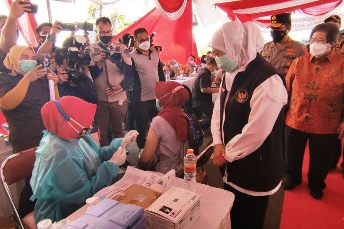 Khofifah Sebut Dua Daerah di Jatim <i>Herd Immunity
