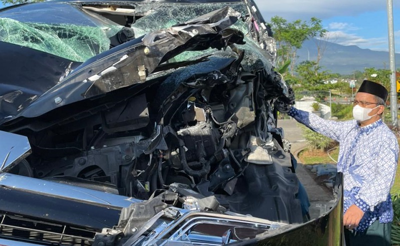 Polisi Ungkap Penyebab Kecelakaan Mobil Rais Aam PBNU KH Miftachul Akhyar