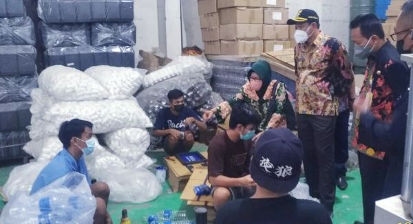 Sidak CV Mentari Sepanjang, Wabup : Ilegal!