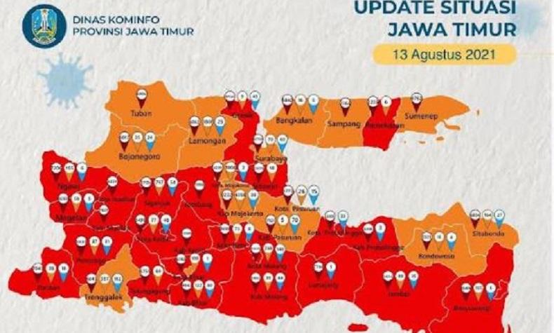 Tak Hanya Surabaya, 14 Daerah Lain di Jatim Juga Lepas dari Zona Merah