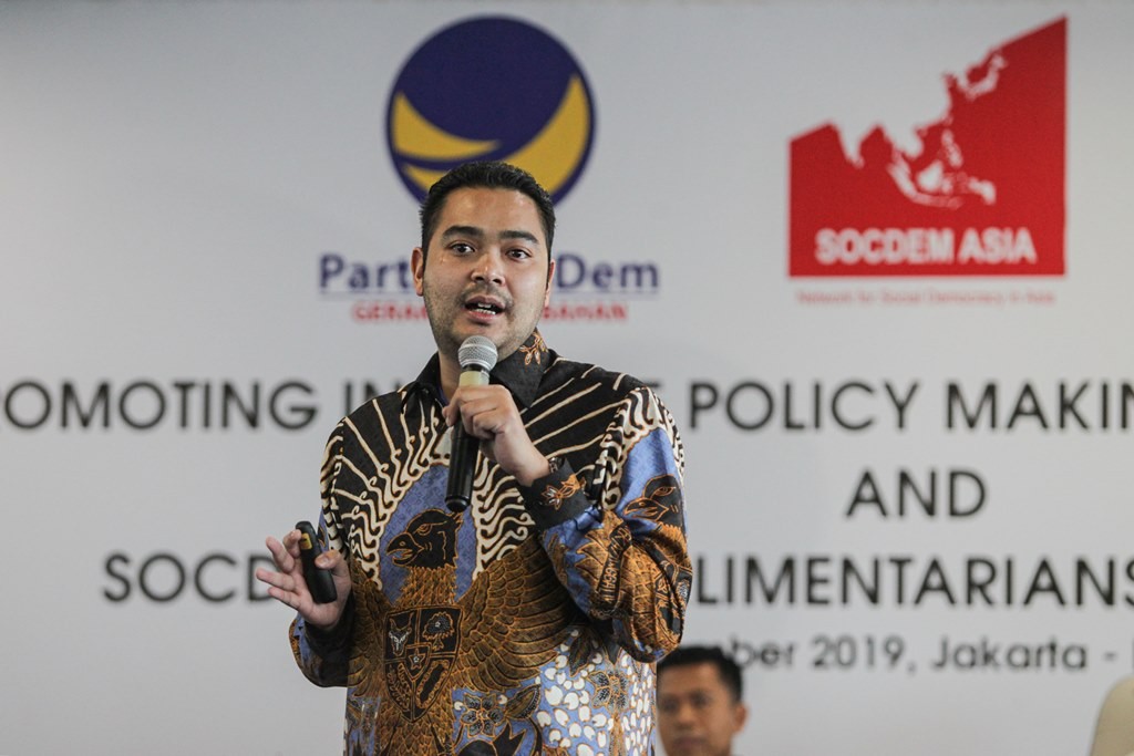 Prananda Surya Paloh, anggota DPR RI dari Partai NasDem. Foto: MI/Pius Erlangga