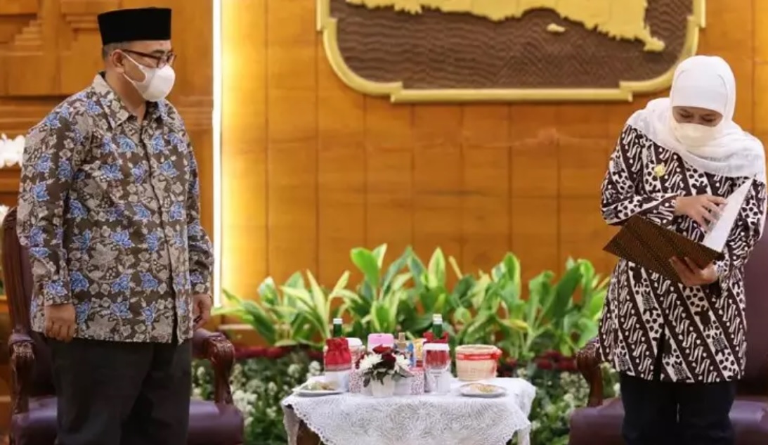 Timbul Prihanjoko resmi jabat Plt Bupati Probolinggo (Foto / Metro TV)