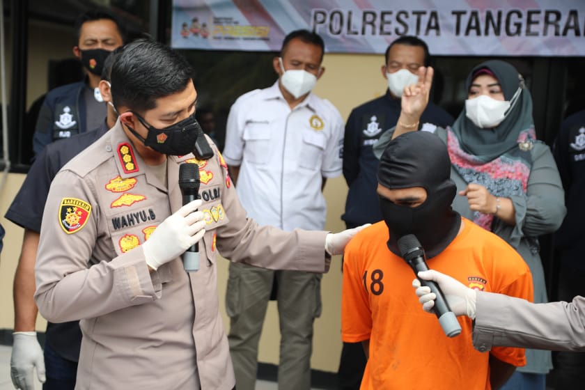 Meresahkan, Komplotan Curanmor Bersenpi di Tangerang Diringkus