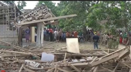 Kondisi rumah korban ledakan di Pasuruan, Jawa Timur. (Foto /Metro TV)