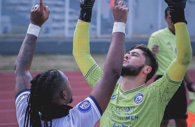 Selebrasi pemain Arema usai membobol gawang Persipura (Foto/IG_Arema)