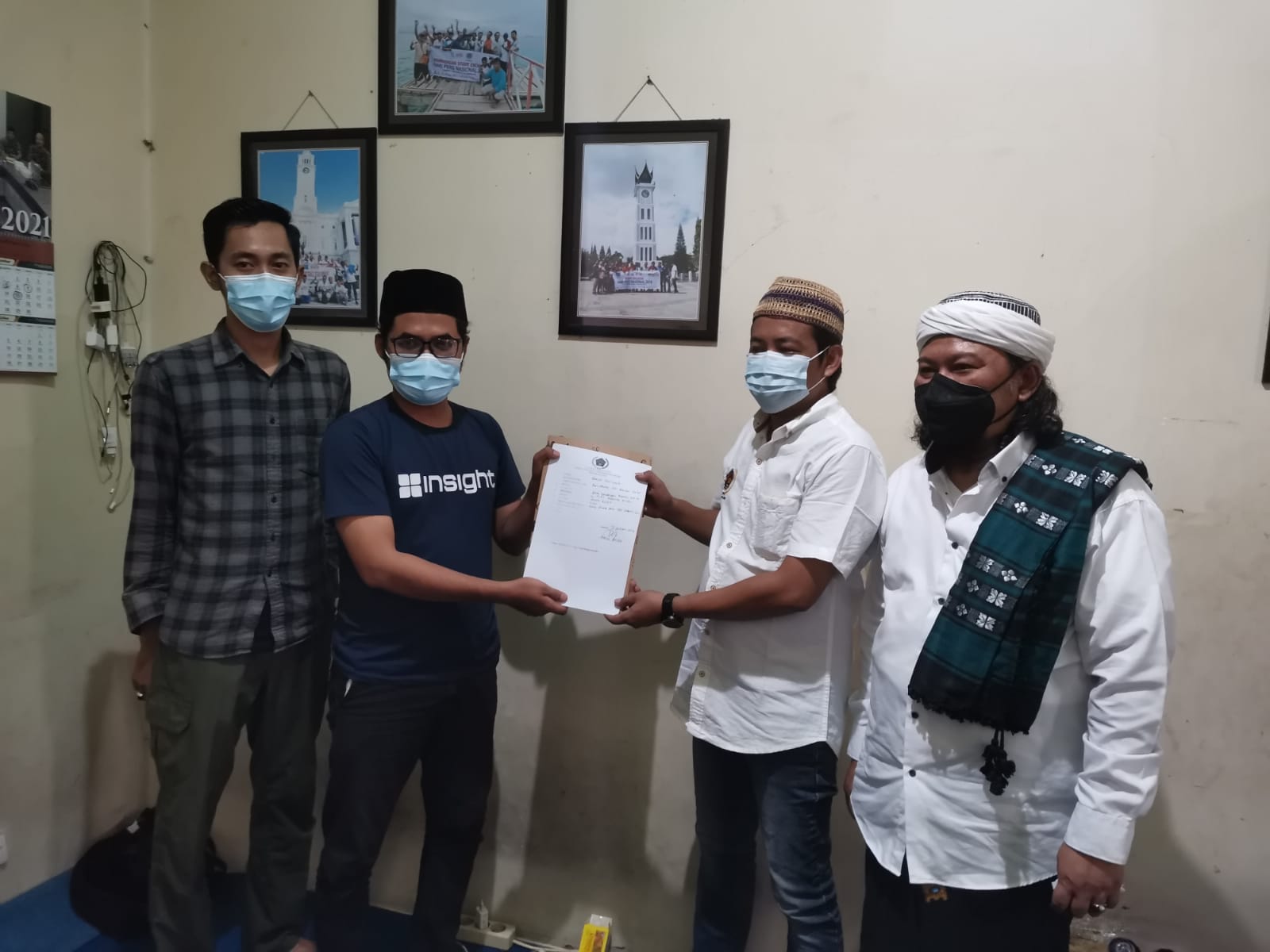 Diiringi Salawat Nabi, Ratno Resmi Mendaftar Calon Ketua PWI Gresik