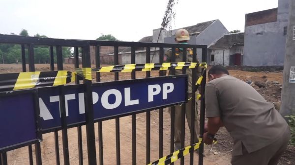 Tak Berizin, Proyek Perumahan Elite di Mojokerto Disegel