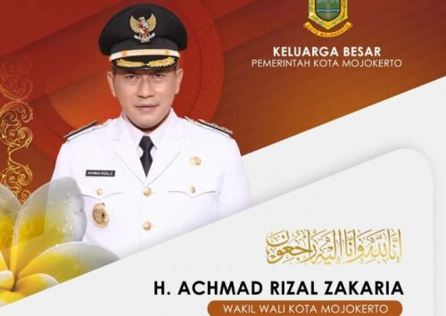 Wakil Wali Kota Mojokerto H Achmad Rizal Zakaria tutup usia (Foto / Istimewa)
