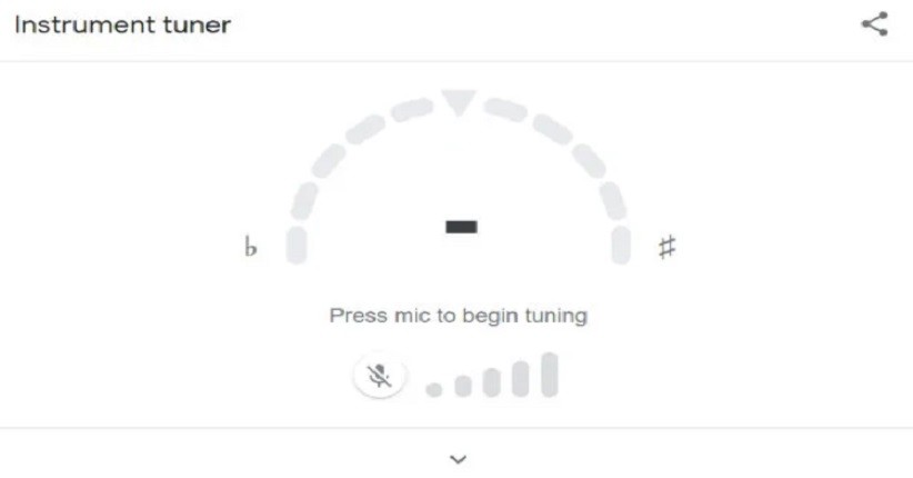 Fitur Baru Google Search, Miliki Tuner Gitar