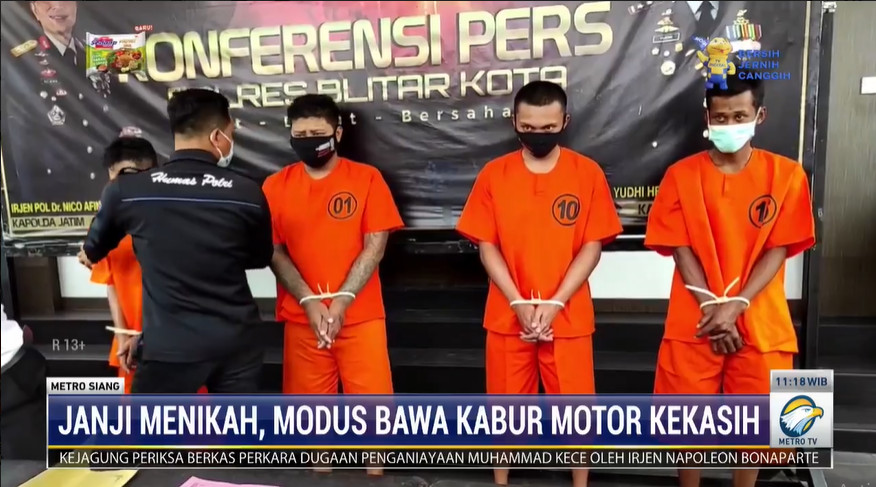 Playboy Kampung Gondol Motor Milik Kekasih, Tertangkap Saat Akan Nikah Siri