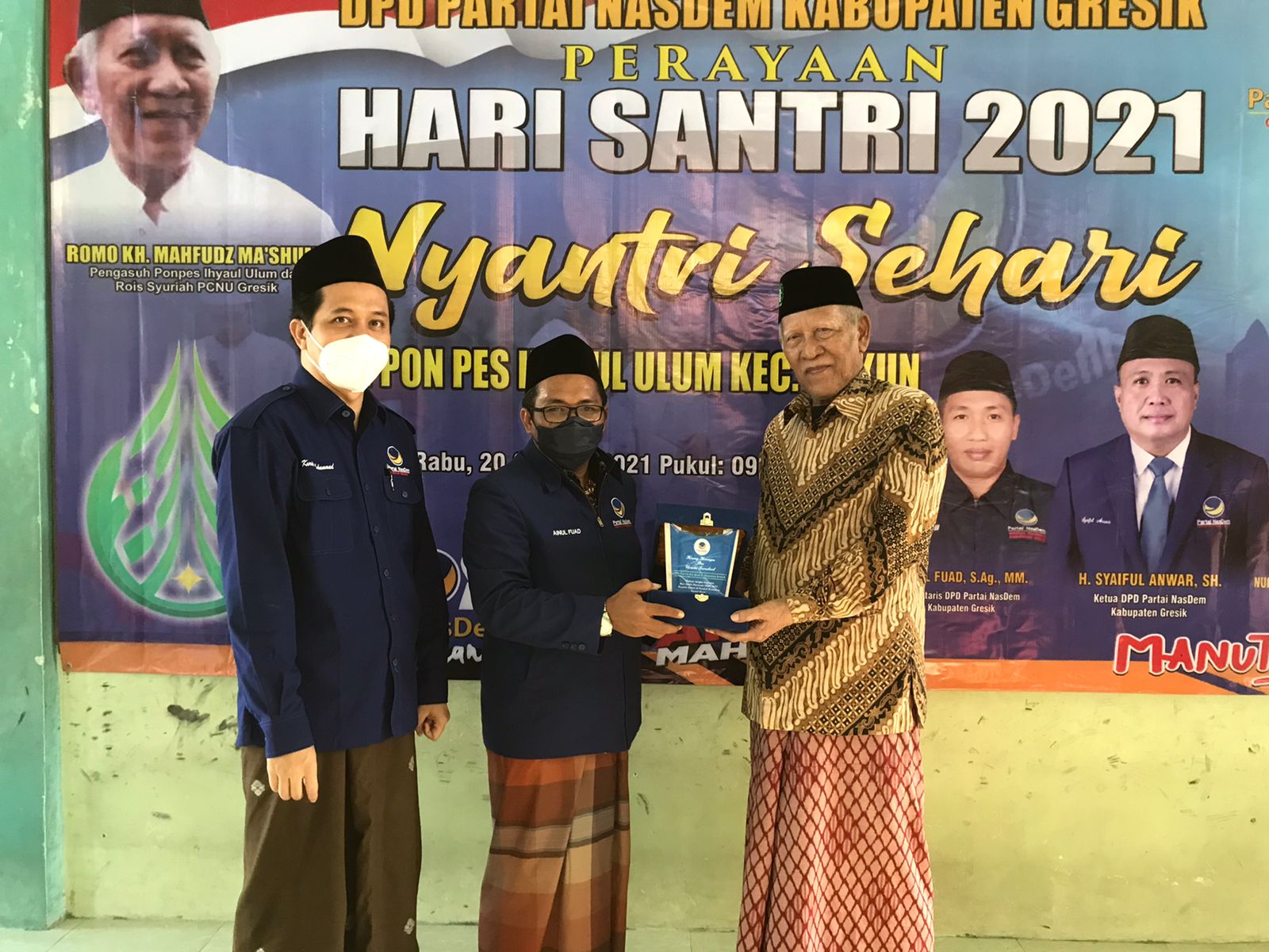 Peringati Hari Santri Nasional 2021, NasDem Gresik Nyantri Sehari