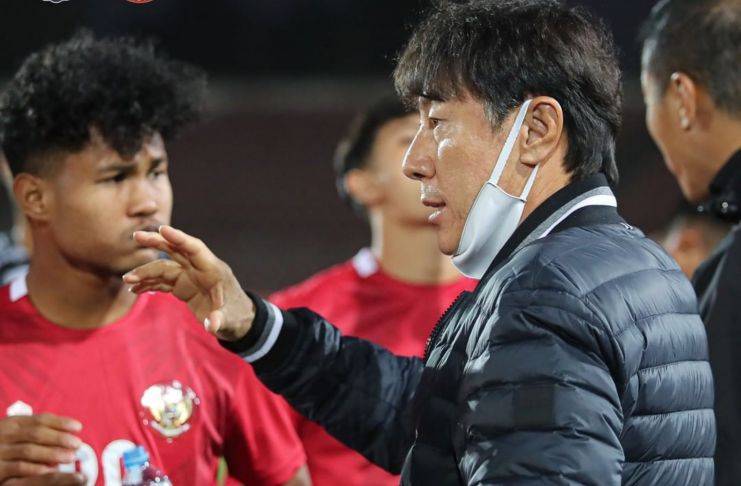 Kalah Tipis dari Australia,  Shin Tae-yong Sebut Pemain Indonesia Takut Duluan