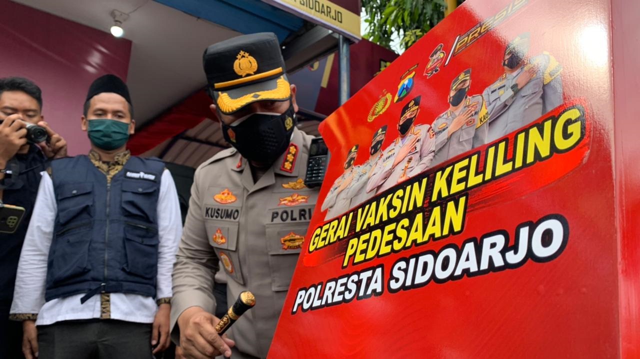 Polresta Sidoarjo Buka Posko Siaga Vaksin 24 Jam