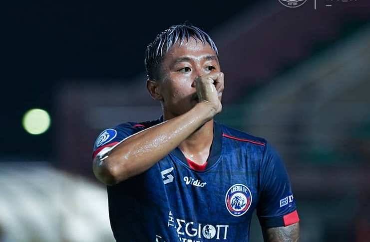 Striker Arema Kushedya Hari Yudo. (metrotv)