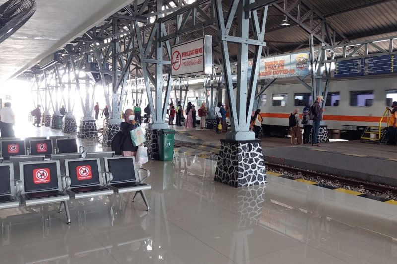 Stasiun Blitar, Jawa Timur. ANTARA Jatim/ HO-Daop 7 Madiun