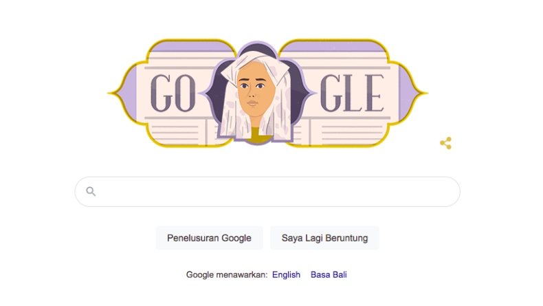 Google Doodle Tampilkan Roehana Koeddoes, Siapa Dia?