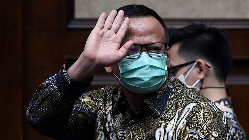 Majelis Hakim Pengadilan Tinggi DKI Jakarta memperberat hukuman mantan Menteri Kelautan dan Perikanan (KKP) Edhy Prabowo jadi 9 tahun (Foto / Istimewa)