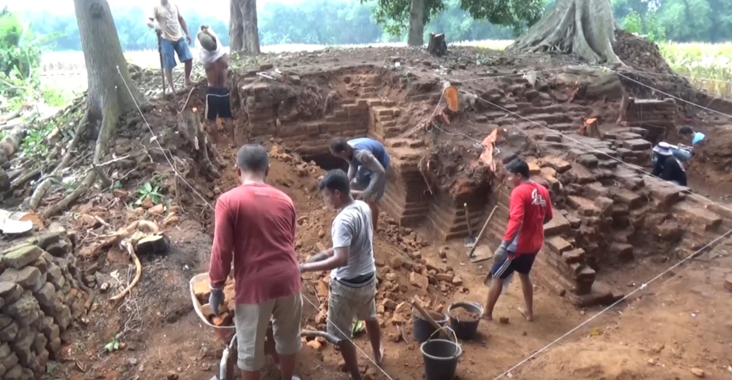 BPCB Jatim Temukan Bangunan Candi Tempat Pemujaan Suci Hindu Siwa di Jombang