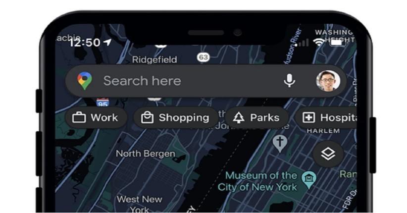 Google Maps di iOS kini miliki fitur dark mode (Foto / Istimewa)