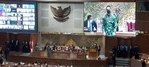 Jenderal Andika Perkasa calon Panglima TNI yang disetujui DPR RI (Foto / Metro TV)