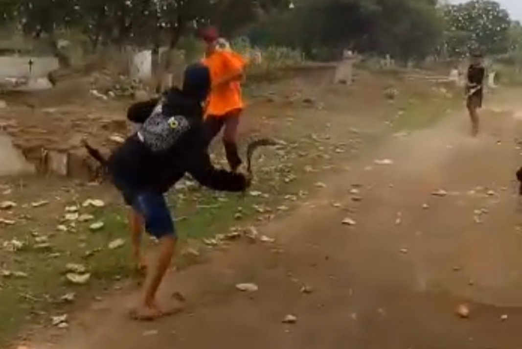 Tawuran di Jombang viral di medsos (Foto / Istimewa)