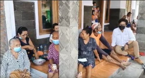 Warga Desa Ngampel, Kecamatan Kapas, Bojonegoro mengungsi setelah pusing dan mual akibat menghirup bau gas yang diduga dari pengeboran lapangan minyak dan gas di Field B Sukowati (metrotv)