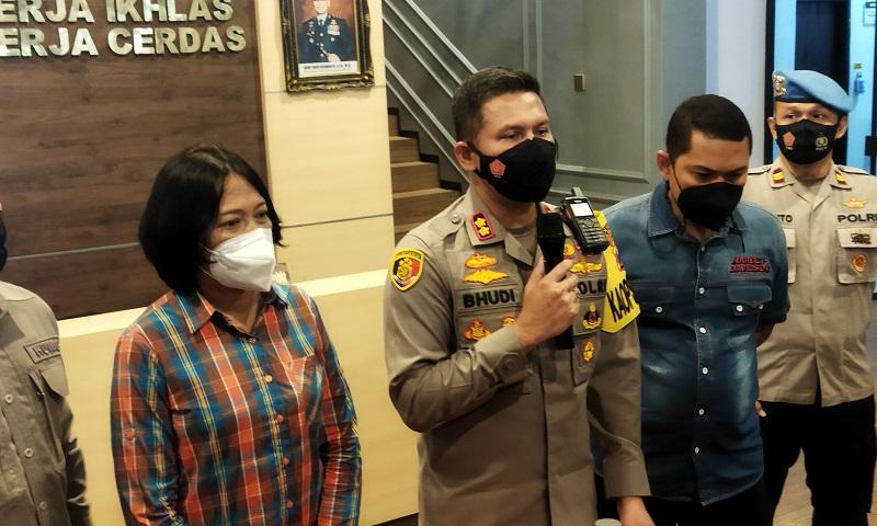 apolresta Malang Kota AKBP Bhudi Hermanto saat menyampaikan hasil penyelidikan kasus perundungan (Foto / Metro TV)