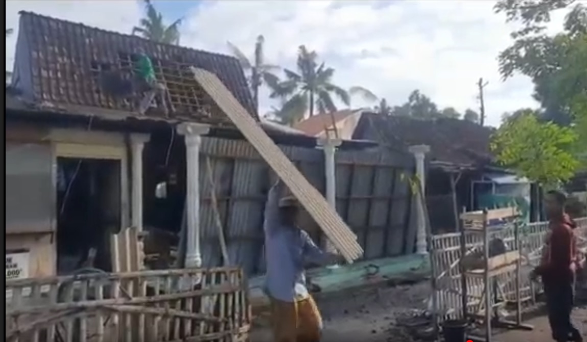 Puluhan Rumah di Bondowoso Rusak Disambar Puting Beliung