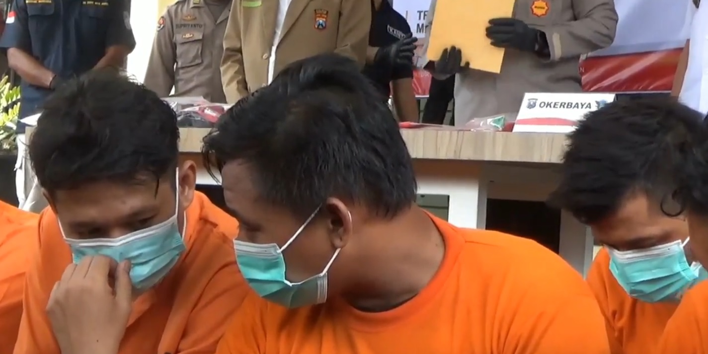 Anggota DPRD Nganjuk dari Partai Perindo ditangkap nyabu (Foto / Metro TV)