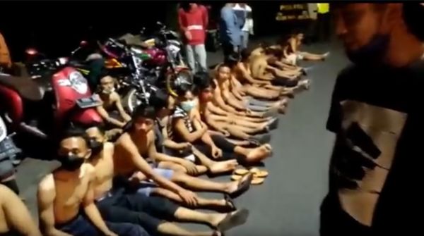 Meresahkan, Ratusan Motor Diamankan dari Lokasi Balap Liar Sidoarjo