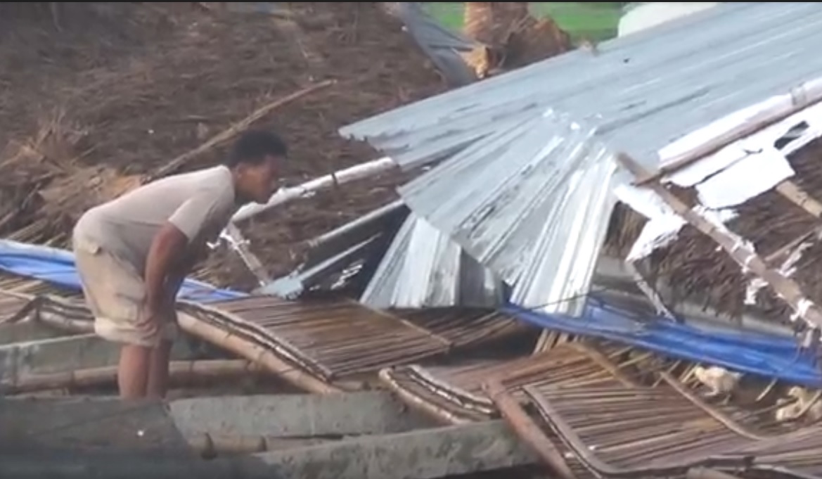 Puting Beliung Terjang 3 Kecamatan di Jombang! Rumah Rusak, Ribuan Ayam Mati