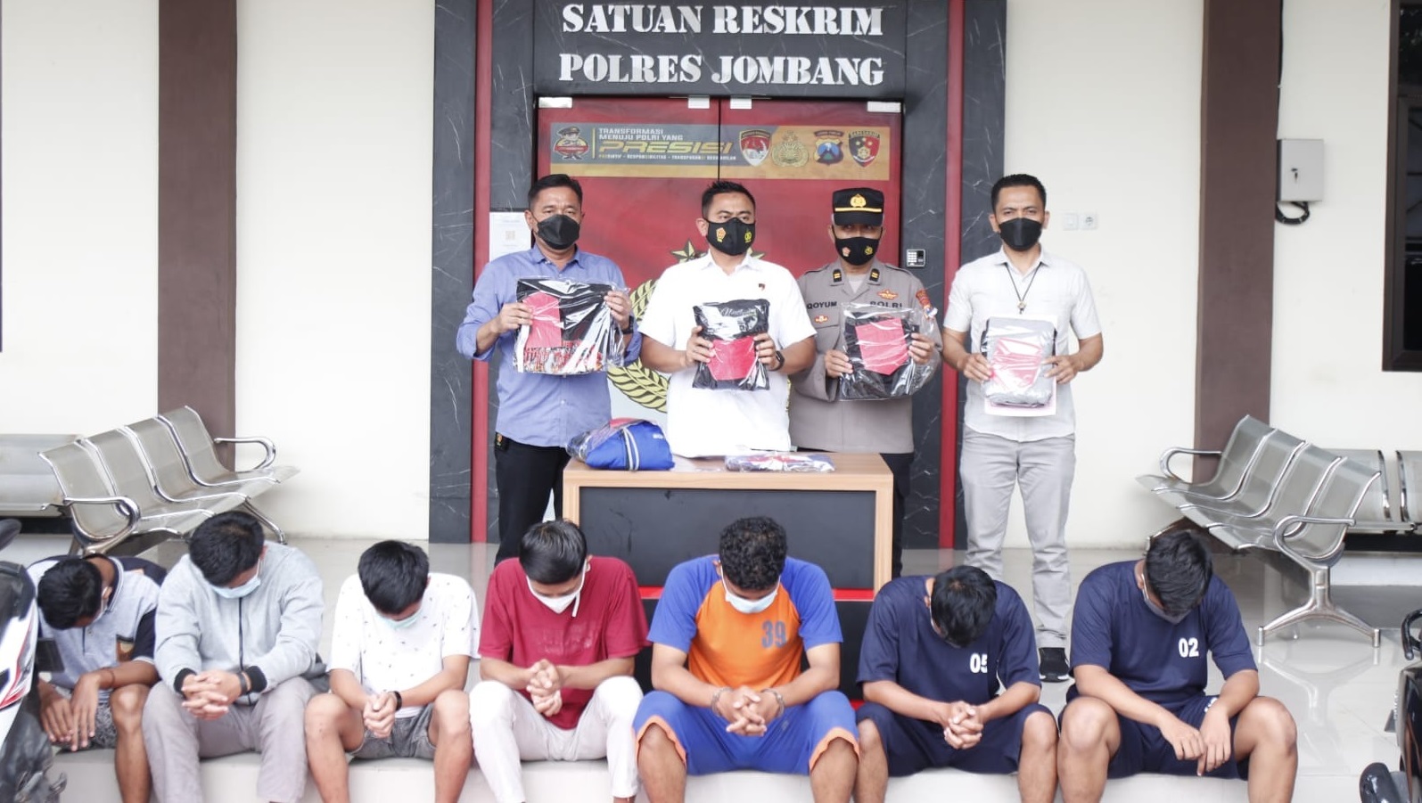 Keroyok Pemuda di Alun-Alun, 7 Pesilat Jombang Ditangkap