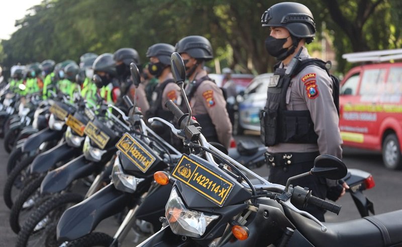 Forkopimda Jatim Kerahkan 850 Pasukan Patroli Motor Penegak Prokes