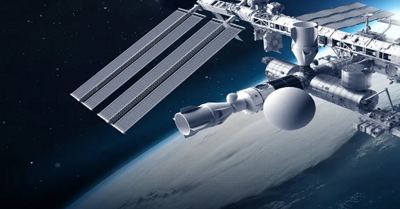 Perusahaan berbasis Inggris Space Entertainment Enterprise (S.E.E) berencana memasang studio film dan arena olahraga ke luar angkasa (Foto / Istimewa)