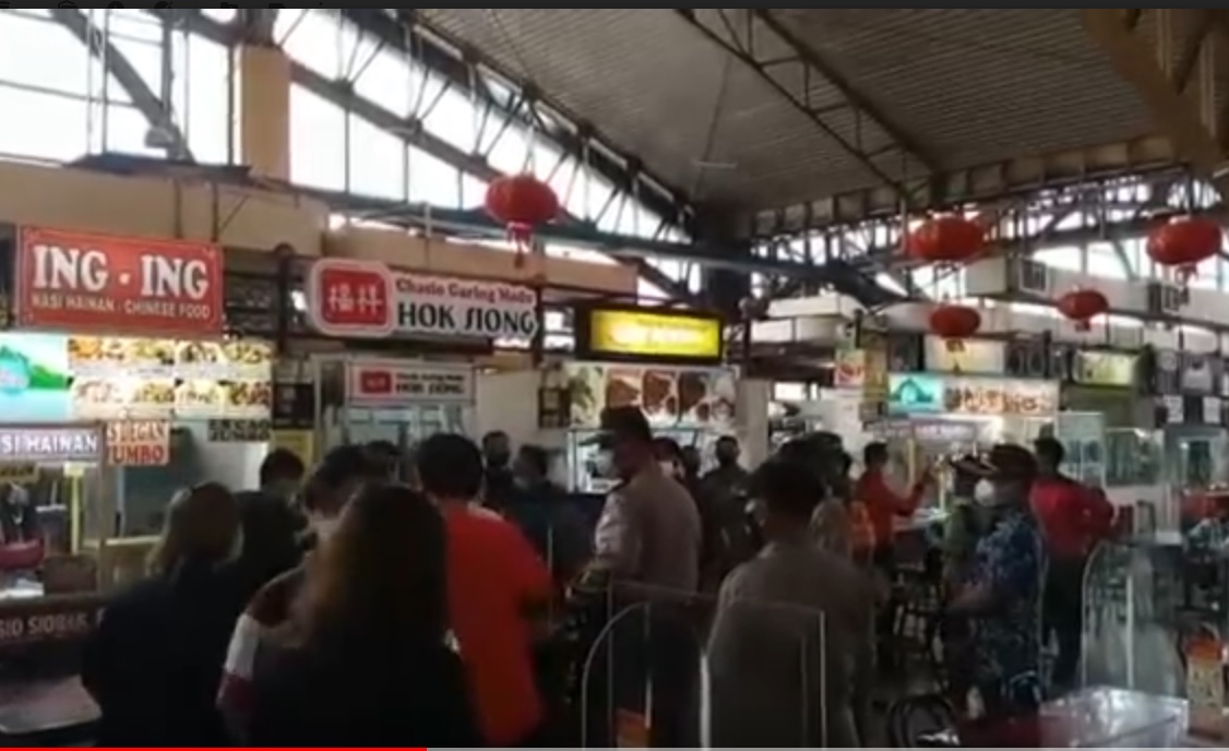 Dapur Food Court Pasar Atom Terbakar, Pengunjung Semburat
