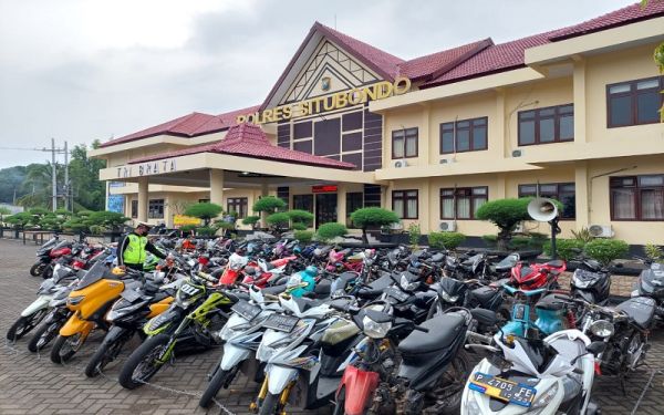 Terlibat Balap Liar, 52 Motor Diduga Akan Balap Liar Diamankan di Situbondo