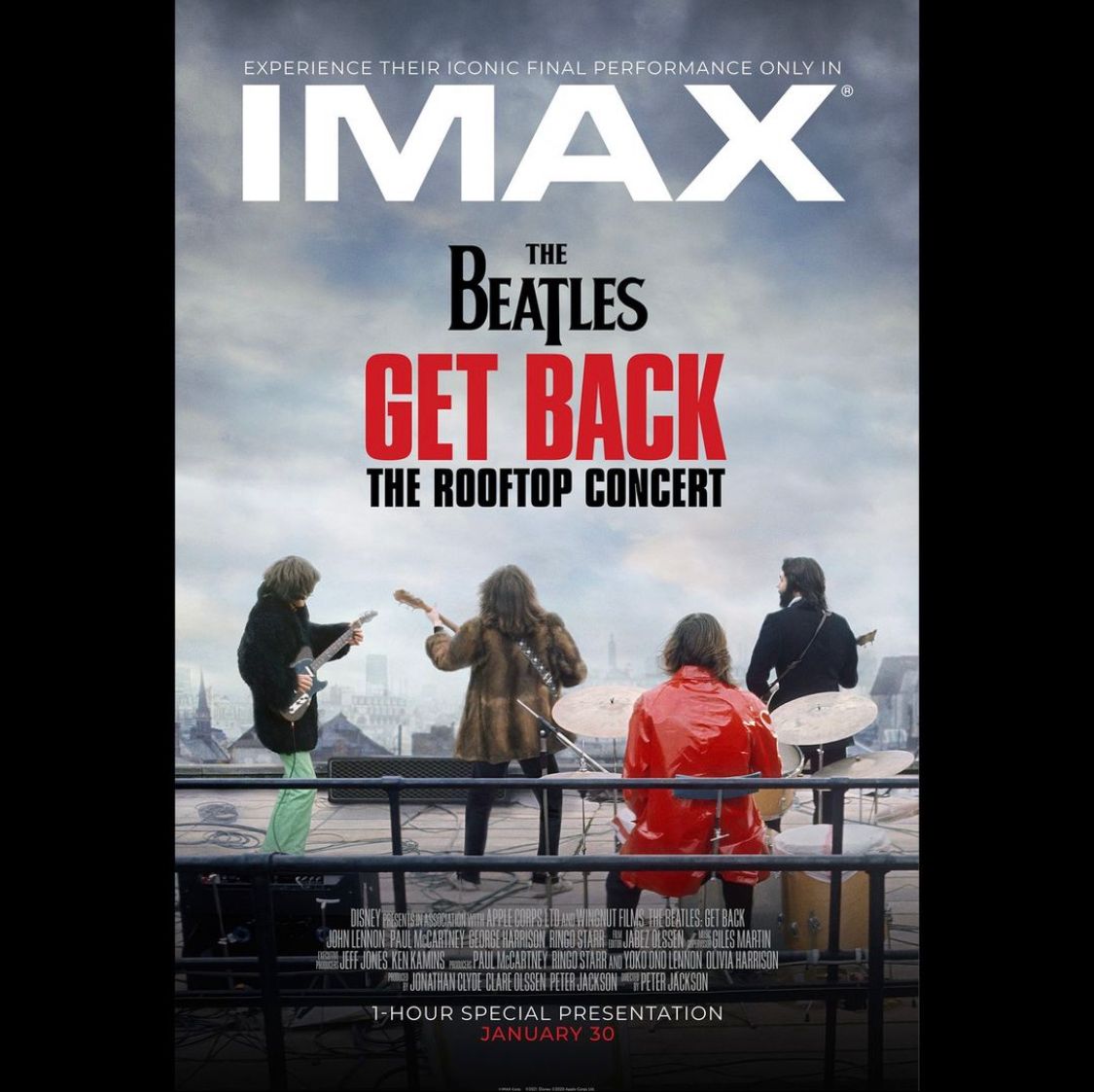 The Beatles: Get Back-The Rooftop Concert Eksklusif Tayang di Bioskop