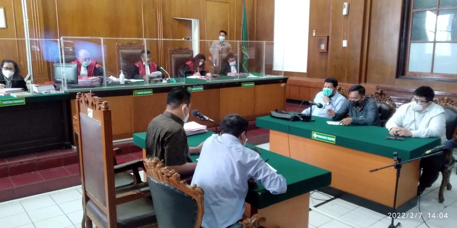 Sidang gugatan yayasan sosial Budi Mulia Abadi di Pengadilan Negeri Surabaya (Foto / Istimewa) 