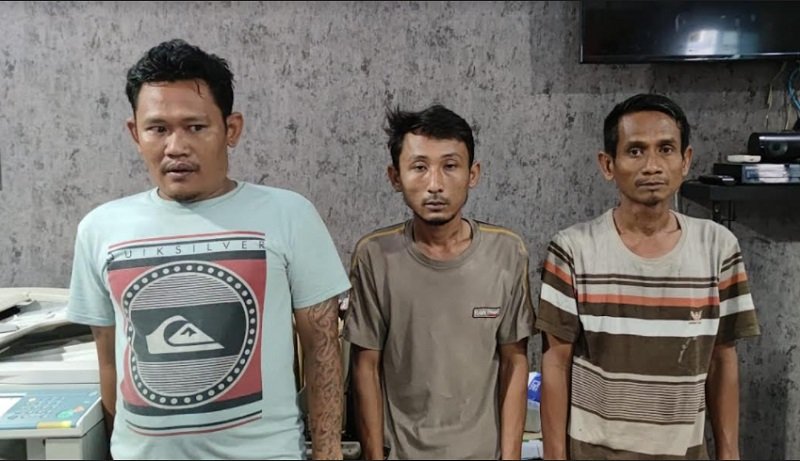 Ketiga pelaku penggelapan minyak goreng ditangkap (Foto / Istimewa)