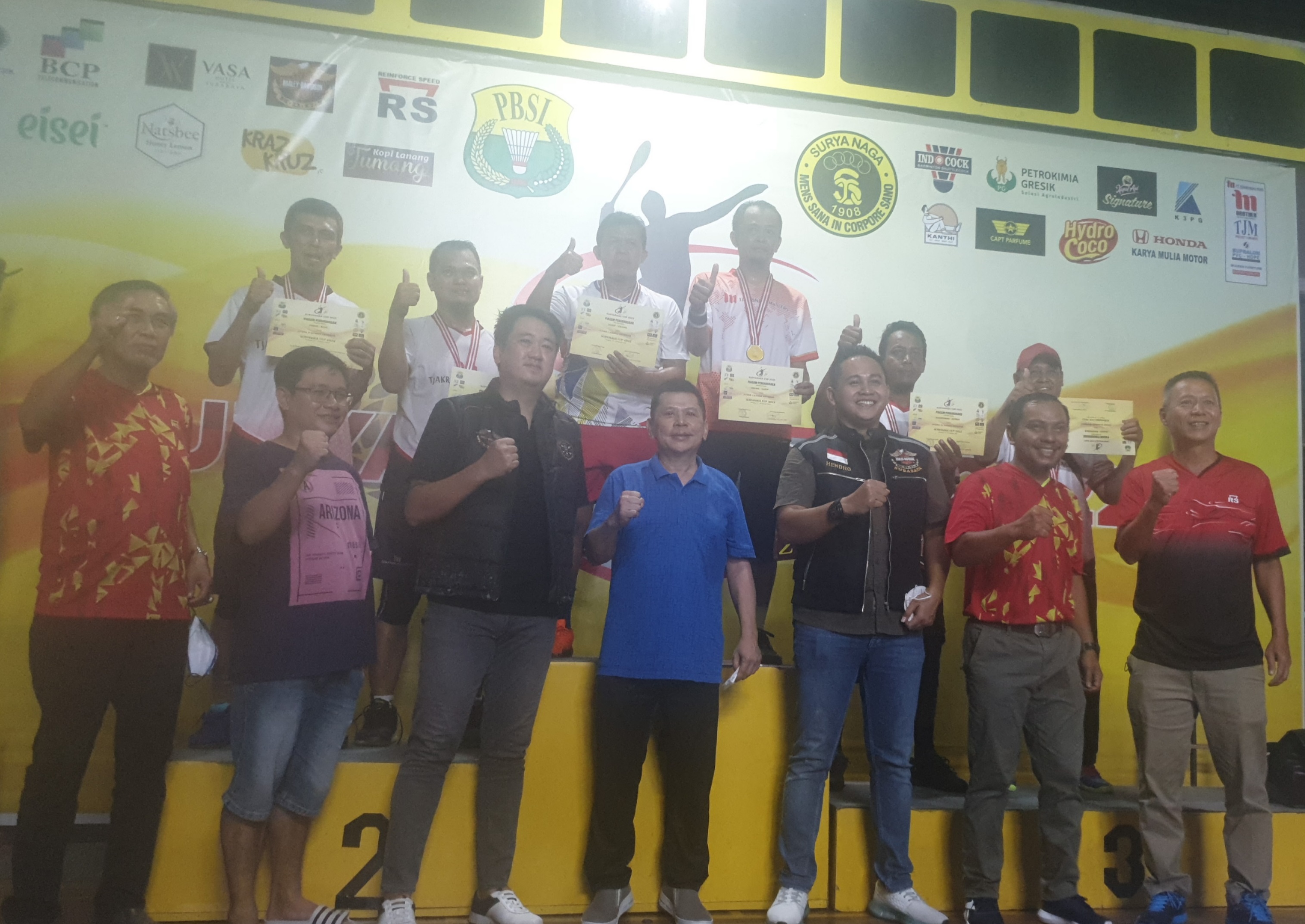 Kejuaraan Bulutangkis Suryanaga Cup 2022 bergulir lag/clicks.id