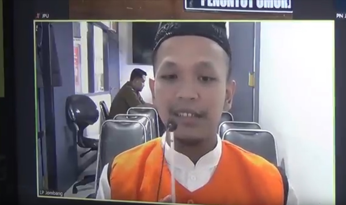 Tubagus Muhammad Jody, terdakwa kasus kecelakaan tunggal yang menewaskan Vanessa Angel/metrotv