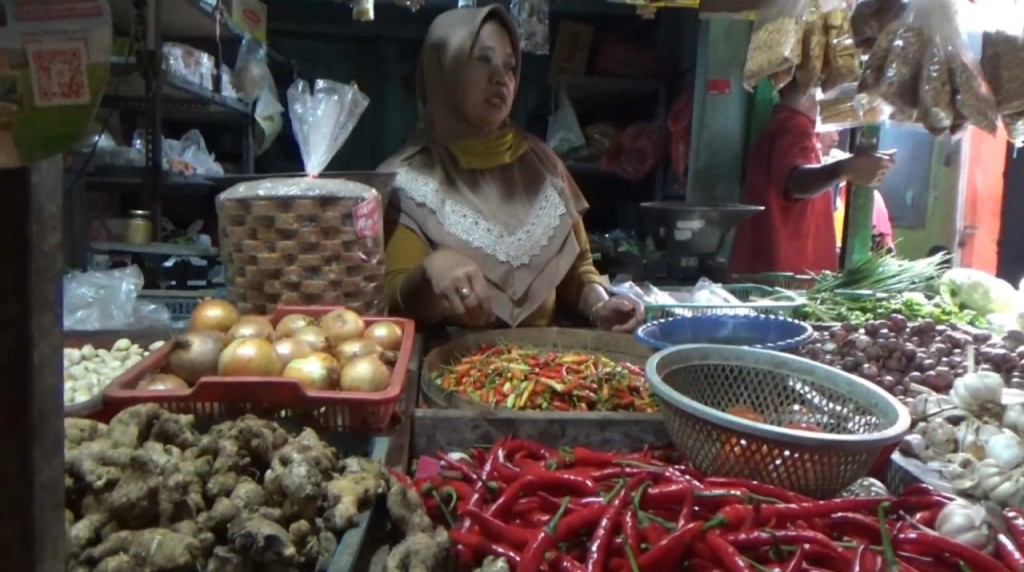 Pedagang cabai di Kota Pasuruan, Jawa Timur/ Metro TV