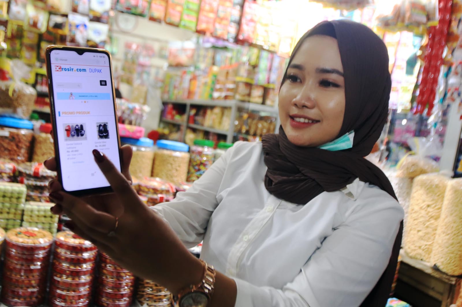 Bantu Pedagang di Tengah Pademi, Dupak Grosir Bikin Marketplace