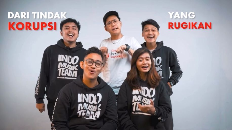 KPK dan Indra Kenz Sempat Kolaborasi Bikin Lagu Antikorupsi